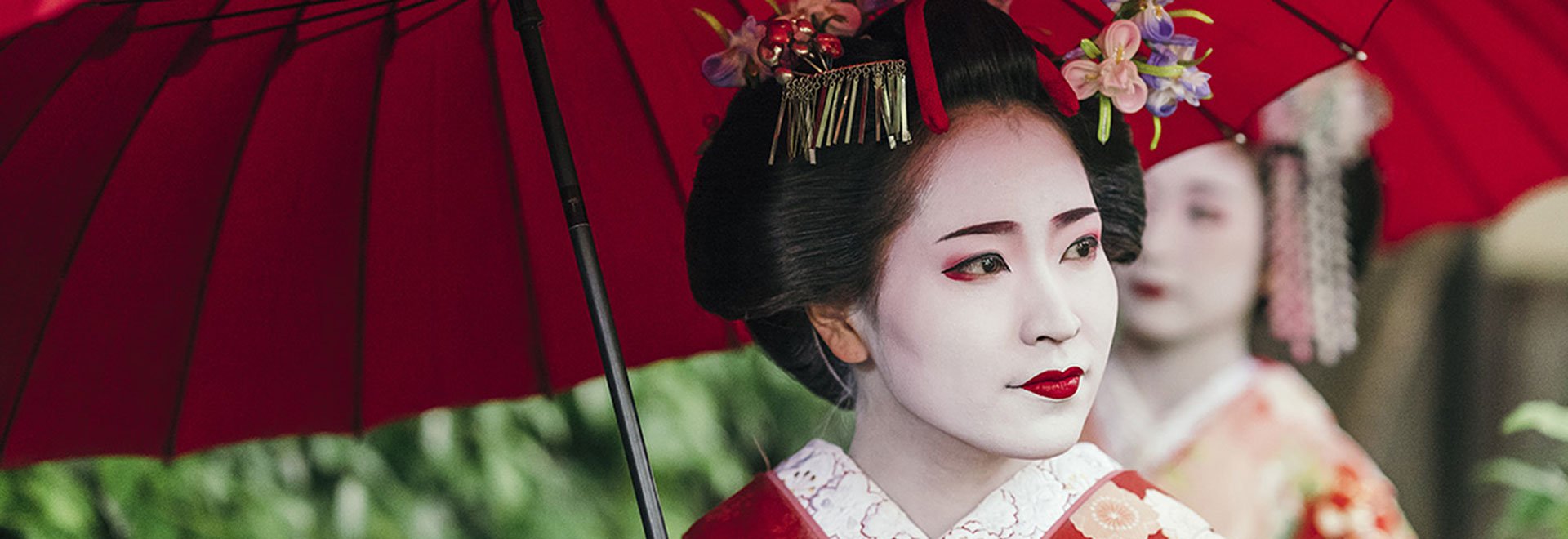 Asia Japan Geisha Closeup