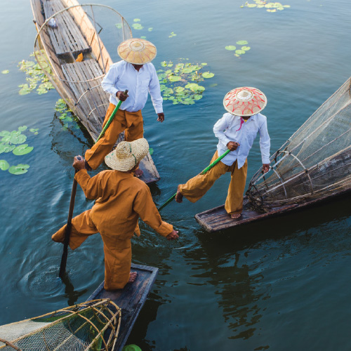 Southeast Asia Fisherman 