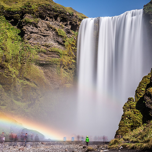 Europe Iceland Waterfall