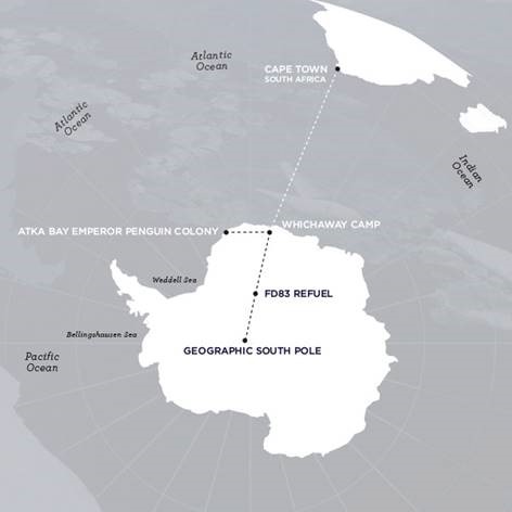 Press Release South Pole Map